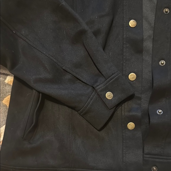 Black Button-Up Jacket - Picture 3 of 4